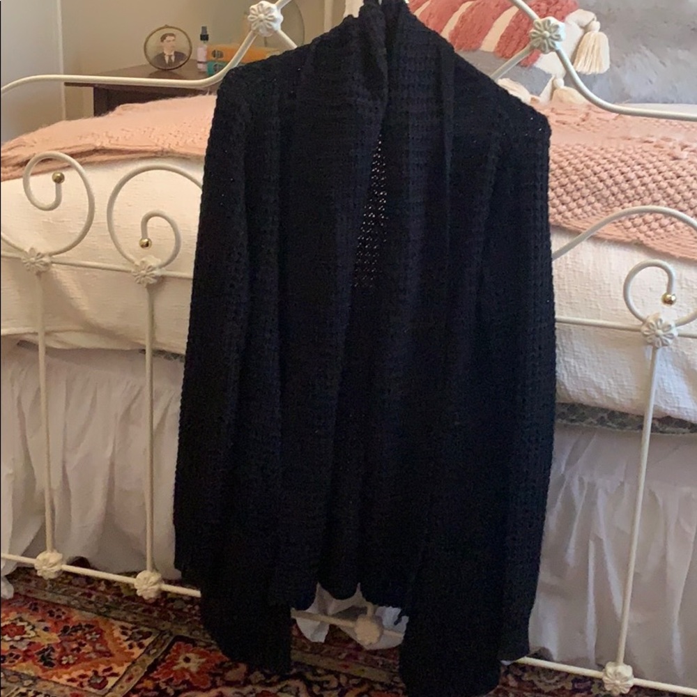 Black, cozy sweater